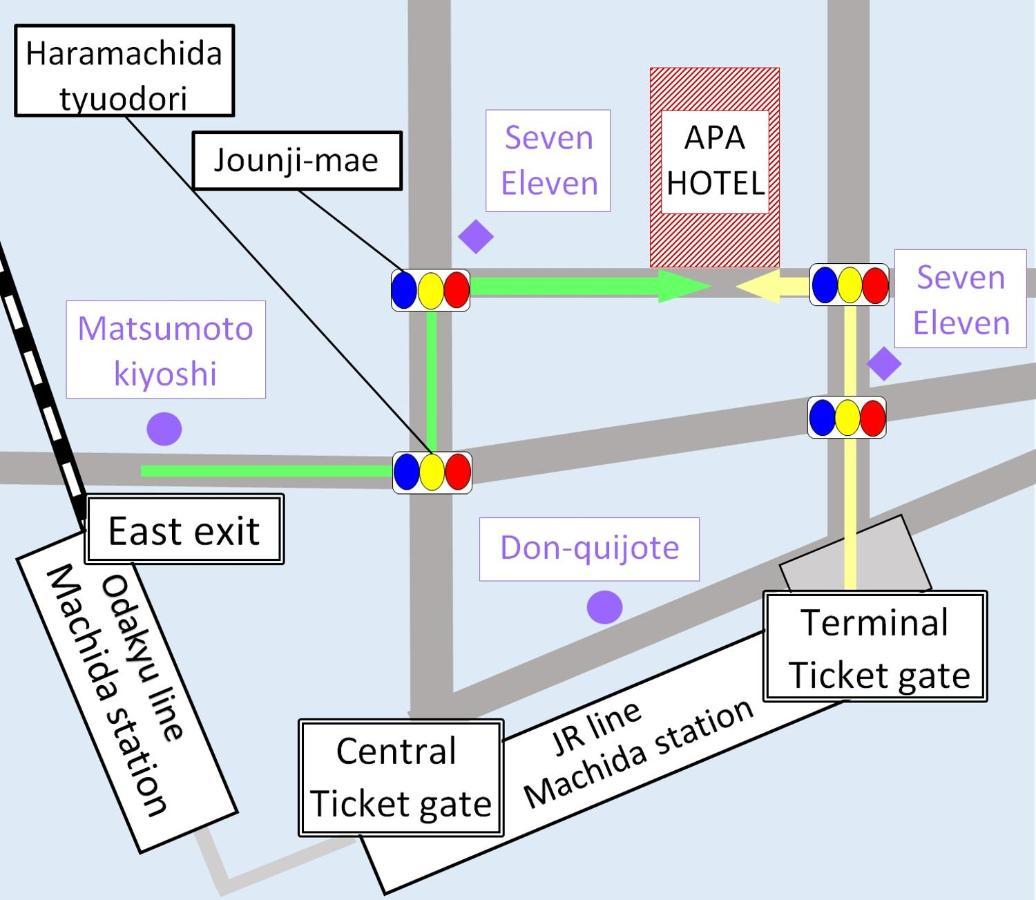 Apa Hotel Machidaeki-Higashi Tóquio Exterior foto